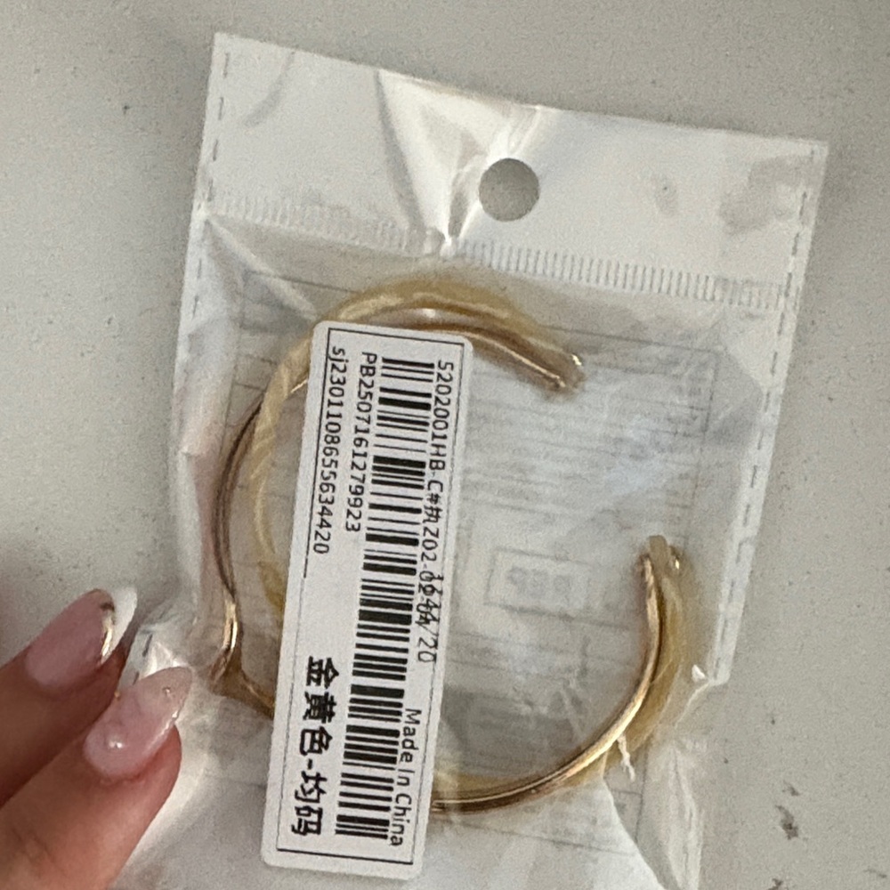 GOLD + PEARL BANGLE